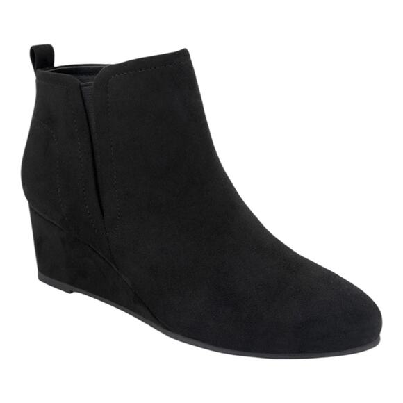 Style & Co Women's Joviee Wedge Heel Booties Black Size 8 - Picture 1 of 5